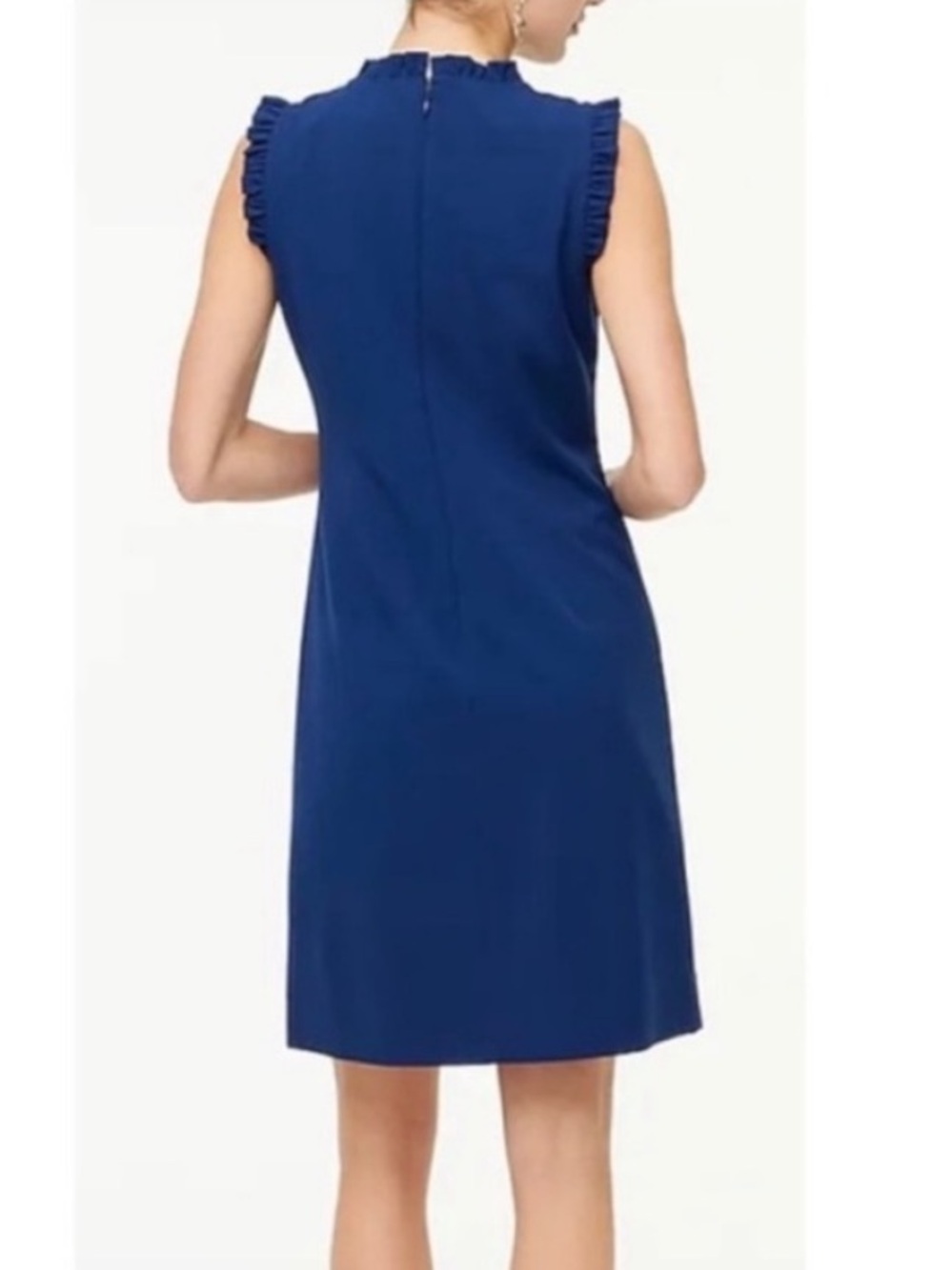 J. Crew ruffle neck suiting dress - Picture 3 of 9